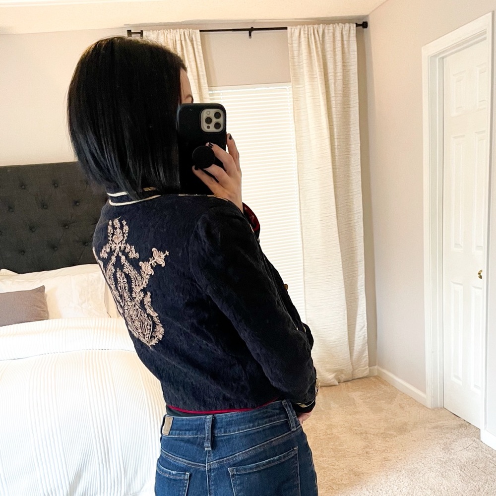 Free People | Embroidered Band Jacket - Picture 5 of 13